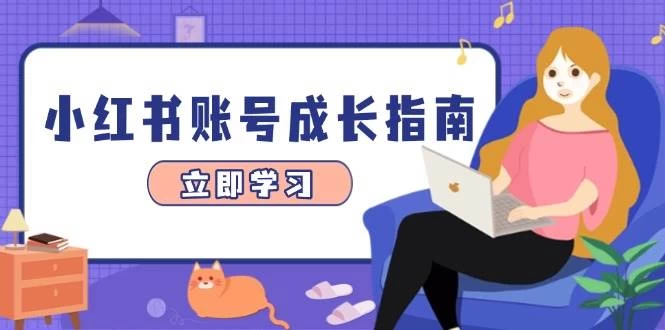 小红书账号成长指南，爆款选题+精准定位+数据分析，系统提升账号变现能力-木子项目网