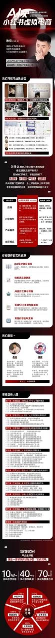 图片[2]-单号月收3w+，小红书低成本搞钱课《AI×小红书虚拟电商》全套-木子项目网